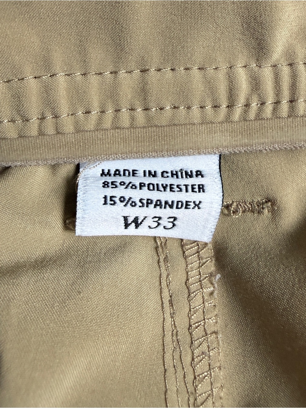 FootJoy Men’s 9” Beige Stone Performance Golf Shorts- Size 33 - Picture 5 of 8